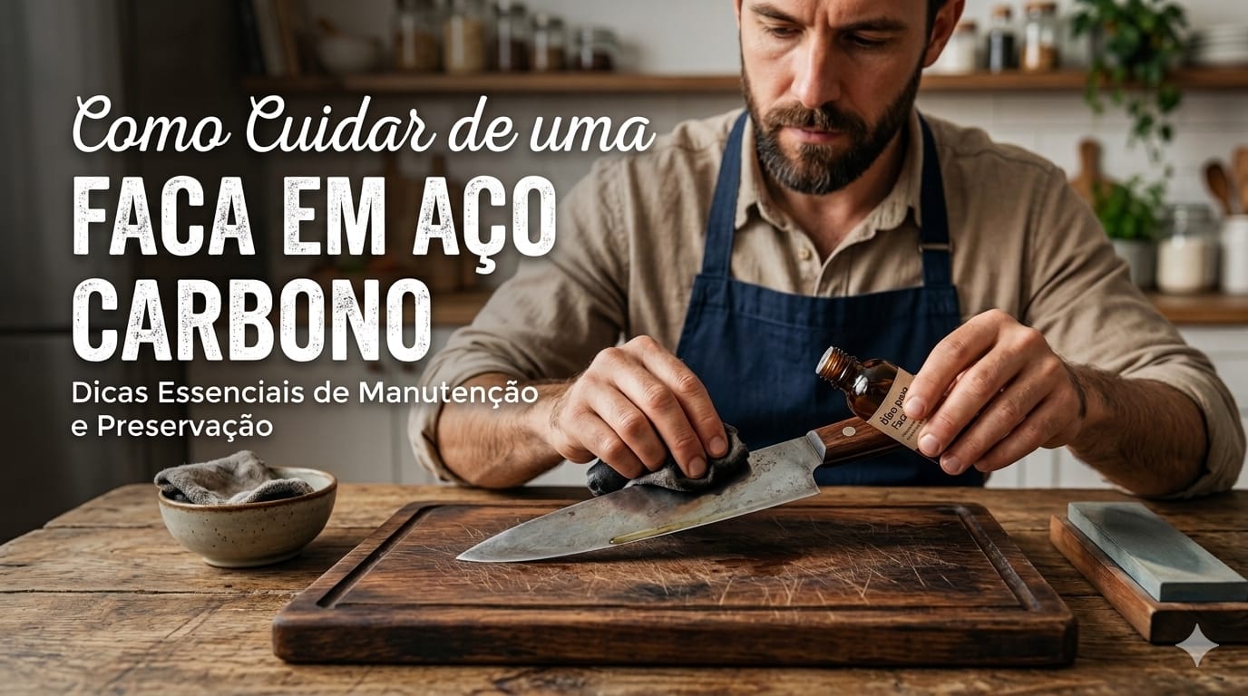 Como Cuidar de uma Faca em Aço Carbono em 8 Passos / APOLO CUTELARIA